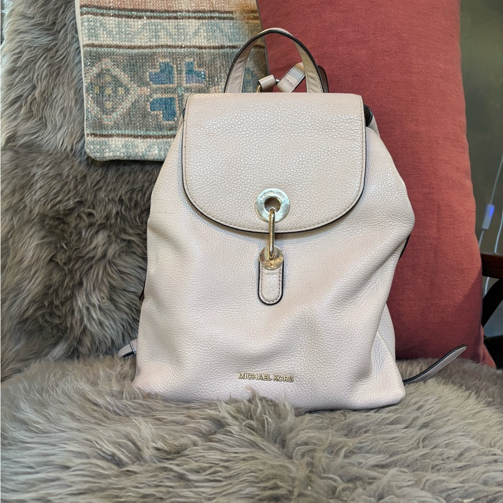 Michael Kors Blush Pink Backpack